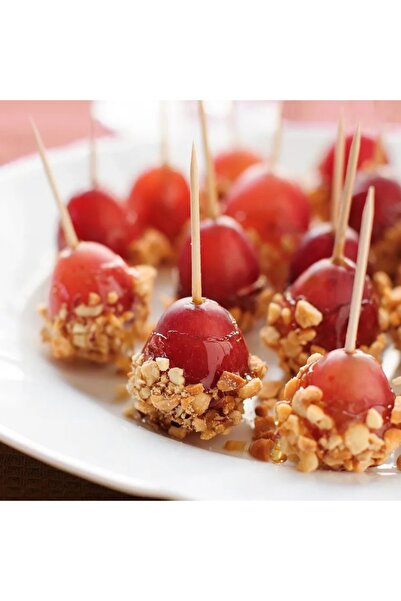 Homemate Home Mate Tooth Picks Round YKS0166 – 65mm Wooden Disposable Toothpicks (500 pcs)