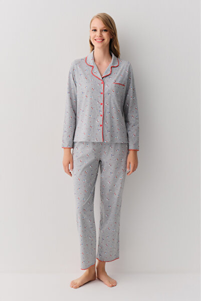 SUWEN Nancy Maskülen Pijama Takımı