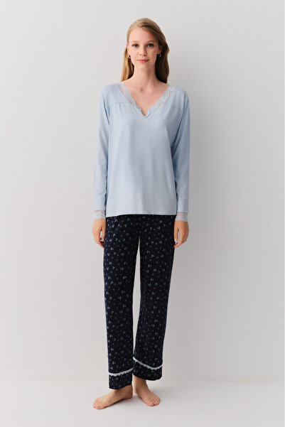 SUWEN Woody Pijama Takımı