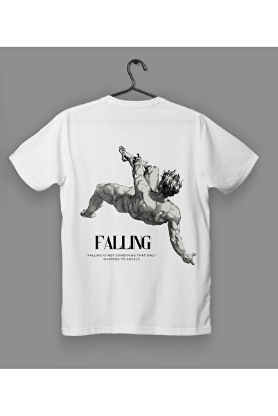 Arwen Fashion Falling Unisex Man Men/Women Basic Printed Cotton Oversize T-Shirt