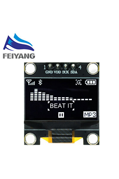 Choice1 وحدة عرض OLED بيضاء 0.96 بوصة IIC تسلسلية بيضاء 128X64 I2C SSD1306 12864 لوحة شاشة LCD