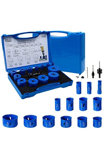 OEM Set carote bimetalice M3 HSS-CO, pentru găurirea oțelului inoxidabil. Adâ...