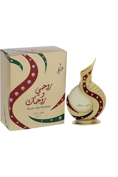 Khadlaj زيت عطري مركز روحي وروحك للنساء من خدلج، 35 مل (ذهبي)