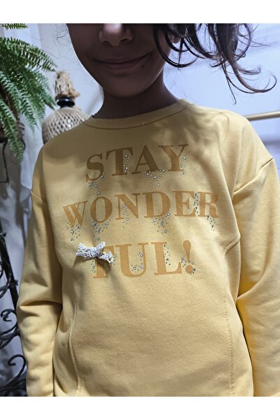 Miniworld Girls' Top and Bottom Set Long Sleeve Tracksuit Comfortable Stylish Modern Design