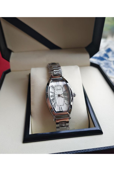 Youtrico Labaoli Ladies Watches,Tonneau-shaped,gifts for lovers&friends,Silver-tone