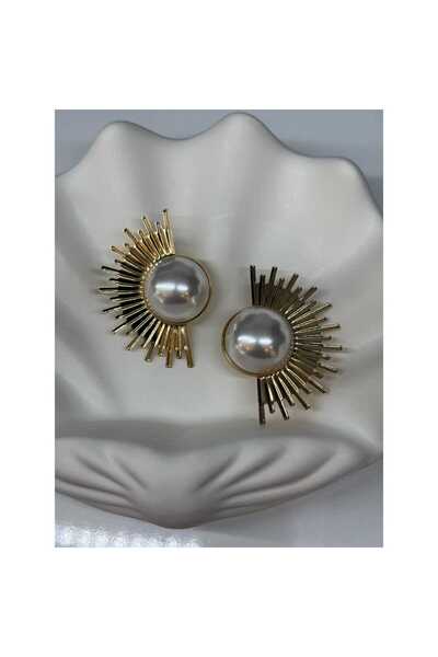 MORMAVİ Half Sun Earrings
