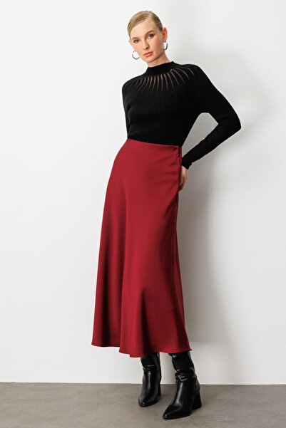 Ekol Maxi Length Flounce Skirt
