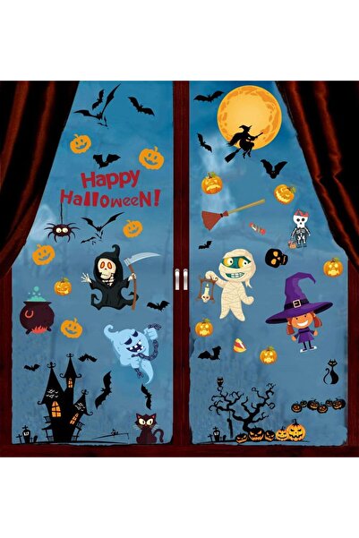 Cytecedx Set of 6 sheets of Halloween stickers Cytecedx, PVC, multicolor, 28 x 35 cm