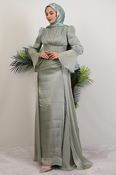 GİYZAMİLA Φόρεμα Yoryo με λαβή και φλούδα στον αυχένα