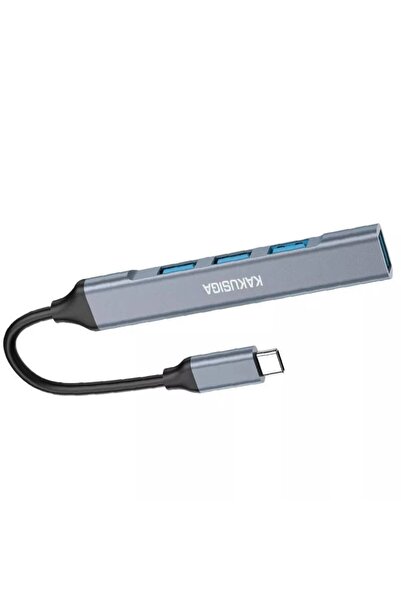 REDz Accessories Διανομέας USB-C 4 σε 1, KSC-752, 1x USB 3.0 + 3x USB 2.0, μεταφορά 5Gbps, συμπαγής και φορητός