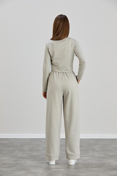 Sortie Women's Half Turtleneck Regular Fit Midi Length Long Sleeve Lycra Beige Combed Cotton