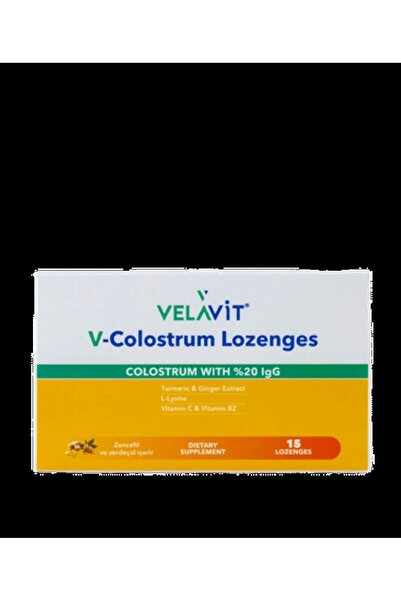 Velavit V-Colostrum Lozenges V-Colostrum Lozenges Takviye Edici Pastil