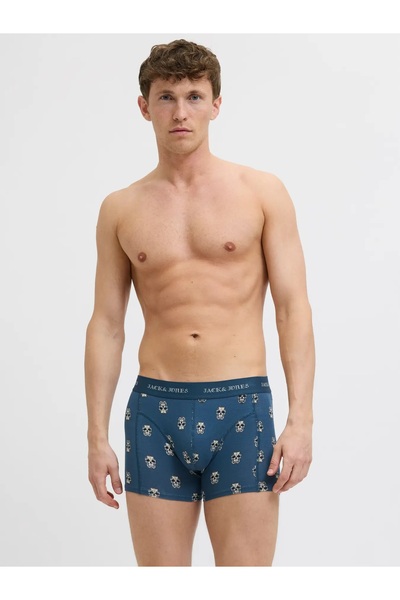 Jack & Jones Jacmurphy Skull Men's Titan Black 3-Piece Boxer Set
