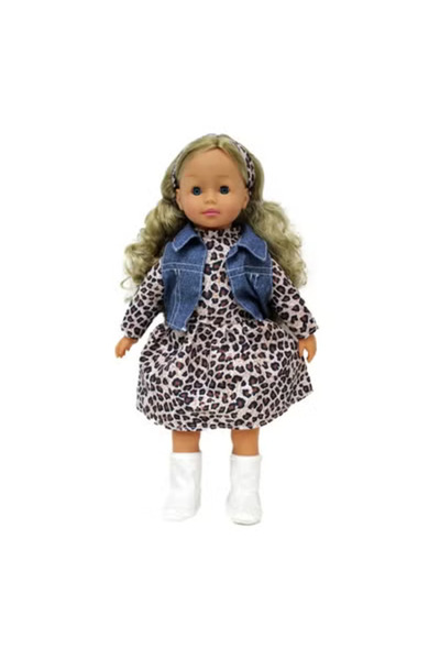 Dimian دمية جيرلز فاشون 46 سم فستان منقط