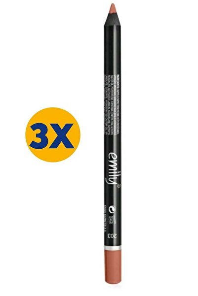 EMILY 3 قطع قلم شفاه 203