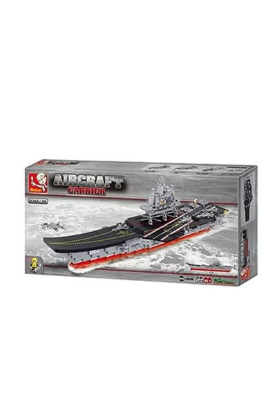 Sluban Aircraft Carrier 1058 PCS, for Ages 6+ Years Old Multi-Color