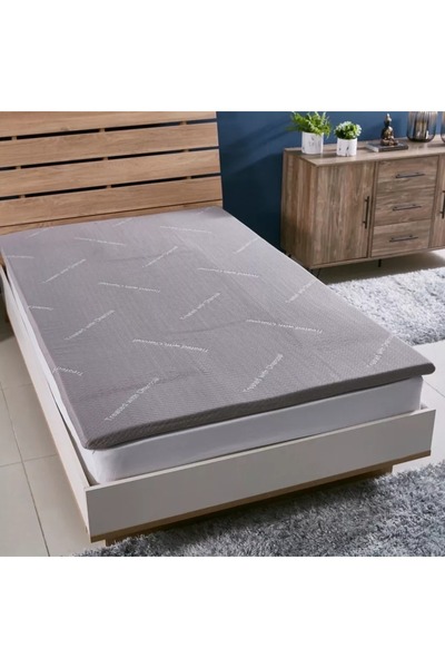 Home Box Innate Charcoal Infused Memory Foam Twin Mattress Topper - 120x200 cm