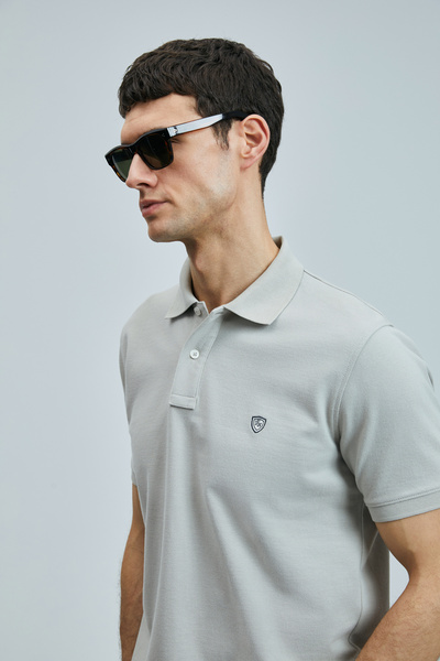 Lufian Polo Neck Comfort Fit Men's T-Shirt