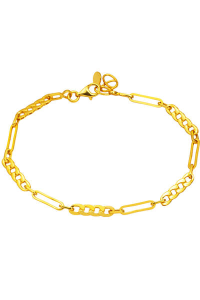 Bilezikci Gurmet Zincirli İtalyan 22 Ayar Altın Bileklik