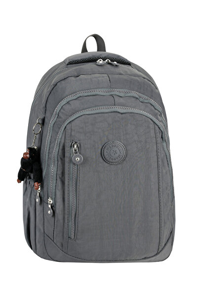 H&D COLLECTİON Mega Size Unisex Adjustable Orthopedic Strap Multi-Eye Compartment School Bag