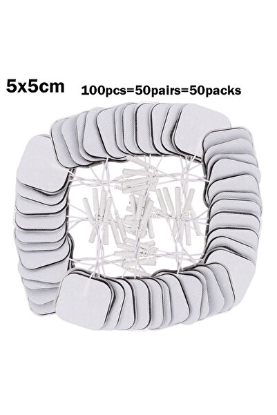 Choice5 5x5 سم 100 قطعة 100/50/30/20P وسادات أقطاب كهربائية TENS EMS رقعة هلا...