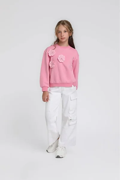 Elabutik Girl's 35885 Gars 2 Thread Sweat