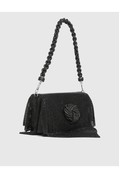 İLVİ Lori Siyah Kadın Omuz Çantası