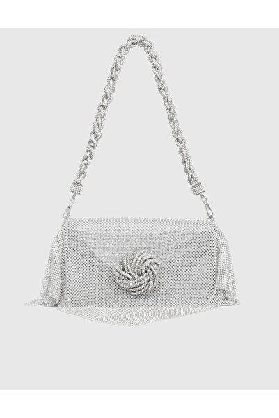 İLVİ Lori Silver Color Women's Shoulder Bag