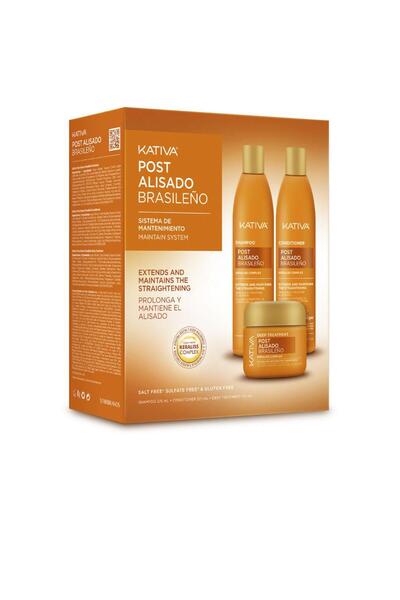Kativa Set pentru ingrijirea parului PROFESIONAL POST ALISADO BRASILEÑO 2 buc
