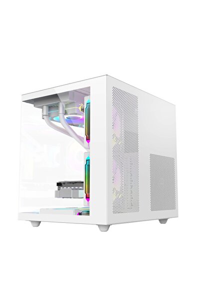 XASER Cube X20 Ryzen 7 5700x 32GB Ram 1TB M.2 NVMe SSD RTX3050 Beyaz Masaüstü Oyuncu Bilgisayarı