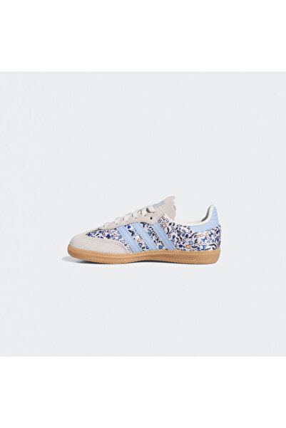 adidas Samba Og Cf El C Kids Gray Sports Shoes