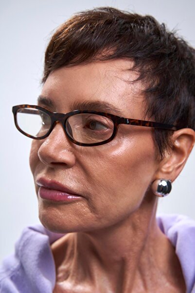 Bilge Karga Estelle Leopard Blue Light Protective Glasses