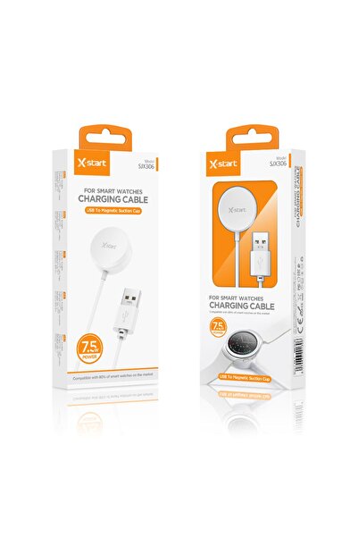 REDz Accessories X-Start SJX306 Magnetic Charging Cable, For Smartwatch, 7.5W, Universal Compatible, USB
