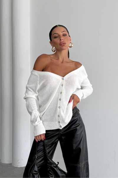 Noi Belis Double-Sided Wearable V-Neck Knitwear Cardigan Aw25Hi0006