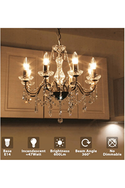 Cata 5 ADET 7W LED Filament Düz Buji Günışığı CAT CT-4063G