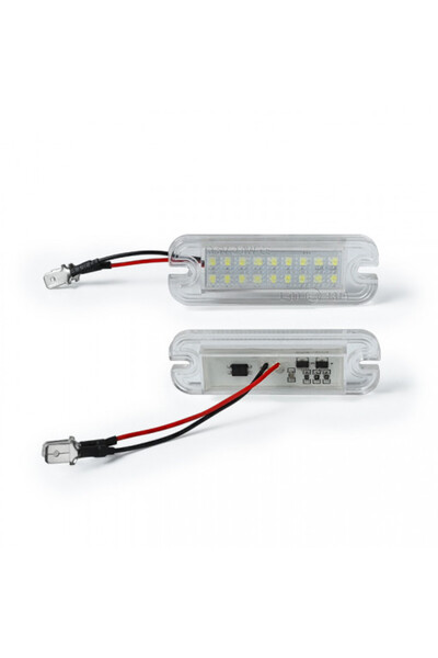 Led Light Alex Set 2 x Lampa LED pentru plăcuța de înmatriculare compatibilă ...