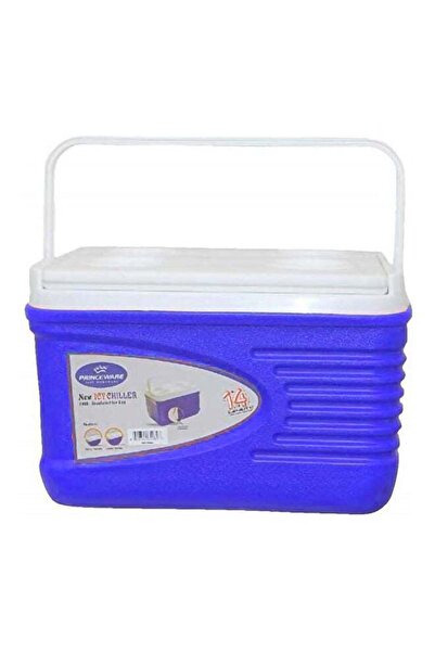 PRINCEWARE صندوق ثلج أزرق سعة 14 لترًا