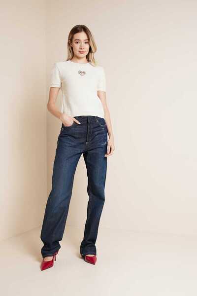 Enga Vera Knitwear Blouse with Heart Detail