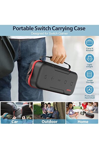 erorex Hard Shell Protective Carrying Case Compatible Nintendo Switch Witch Protective Switch Pouch Case