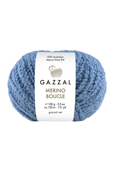 Gazzal Merino Boucle 100gr 120mt El Örgü Ipliği