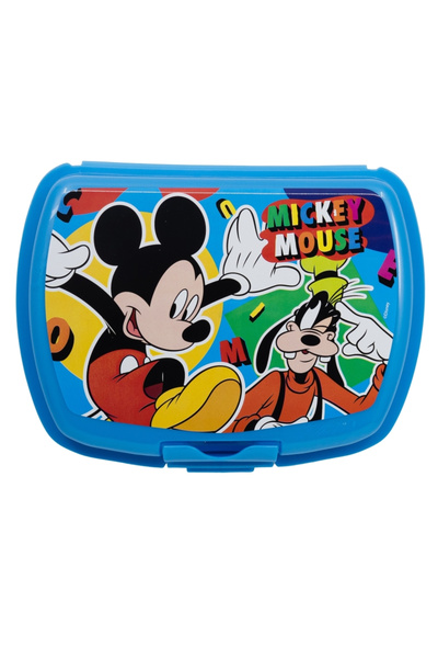Mickey Mouse Rectangular sandwich box, 18.1x6.7x13.9 cm, Blue, Mickey Mouse Urban