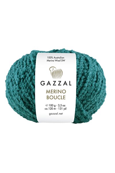 Gazzal Merino Boucle 100gr 120mt El Örgü Ipliği
