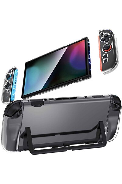 erorex Pc Case Nintendo Switch 2 Case Slim Design Clear Dockable Controller Cover Grip Cover Joy Con Shock