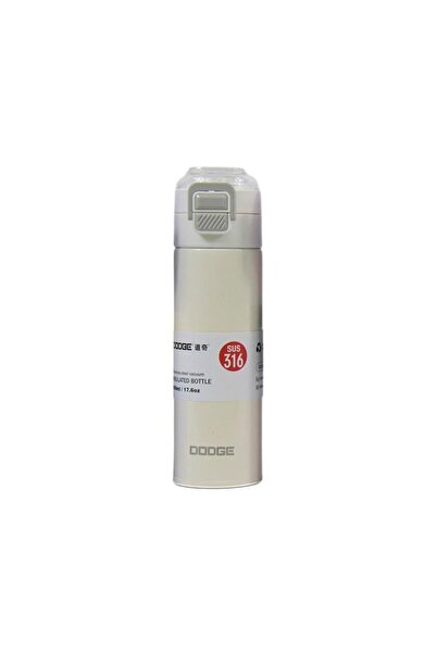 OFİSİNN Dodge Çift Kullanımlı Kapak Çelik Matara 400 Ml. Ddg-Db-24515-400 Beyaz