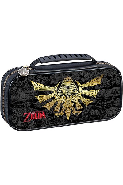 erorex حافظة Zelda Nintendo Switch OLED مع حامل عرض قابل للتعديل وحافظات ألعاب إضافية ومقبض حمل فاخر