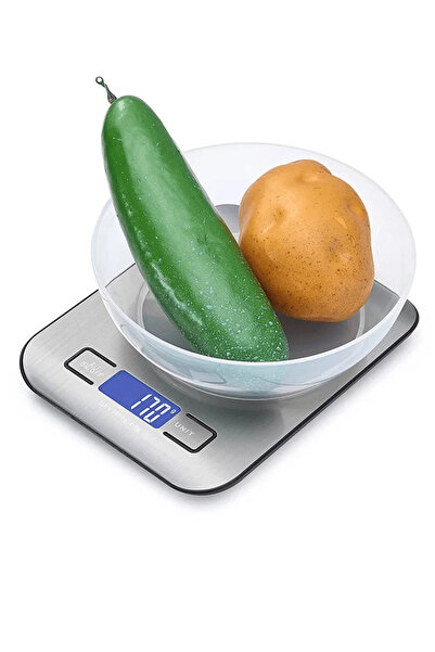 Ganjem Dijital Mutfak Tartısı Elektronik 5 Kg Hassas Yiyecek Hazırlama Terazi...