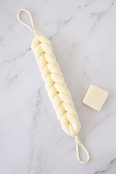 Vichy Beyaz Örgülü Banyo Lifi – Peeling Etkili Cilt Temizleme VCH-6583