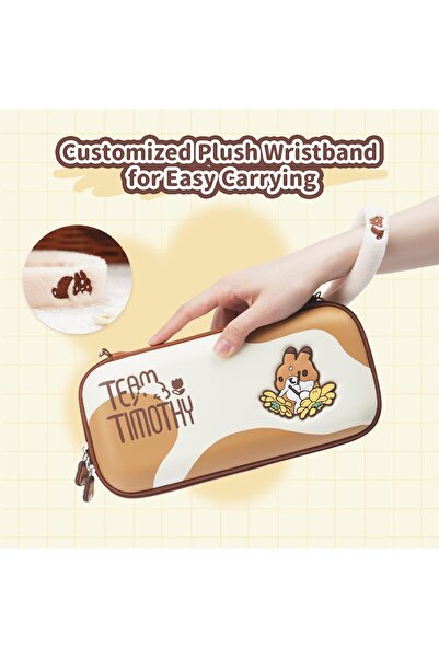 erorex حقيبة حمل للسفر متوافقة مع Switch/Oled العادي، حقيبة نحيفة محمولة بمقبض قابل للإزالة وملائمة للمفتاح