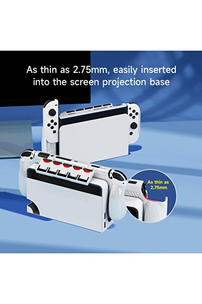 erorex Switch Oled Case Dockable Case Switch Oled 2021 Protective Cover Accessories Console Grip Joy Con