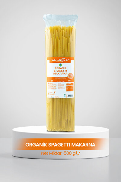 White Organic Organik Spagetti Makarna 500 Gr